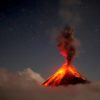 Ausbruch des Volcan de fuego in guatemala