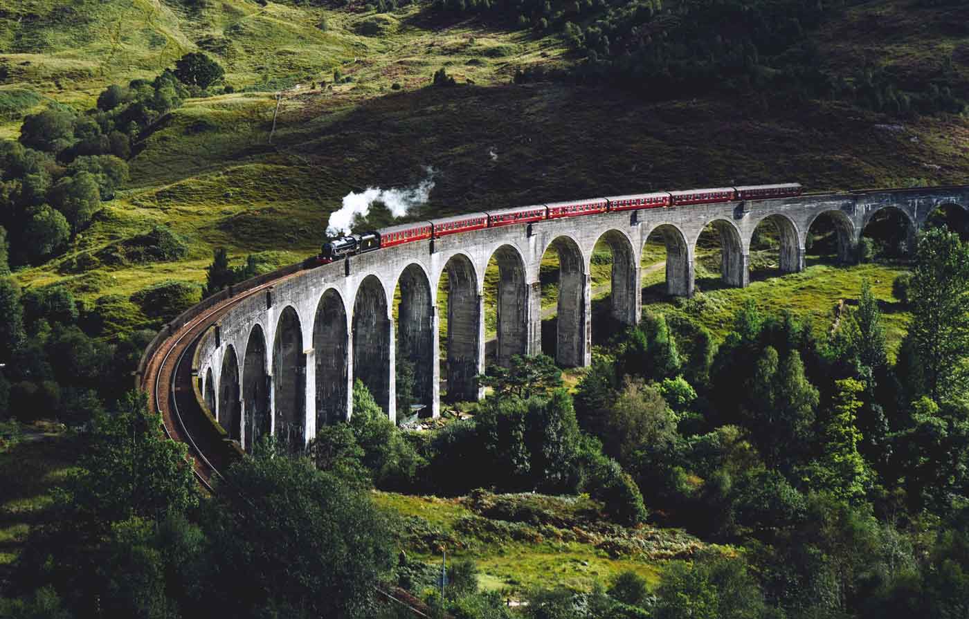 Eisenbahnbrücke Glenfinnan Viadukt