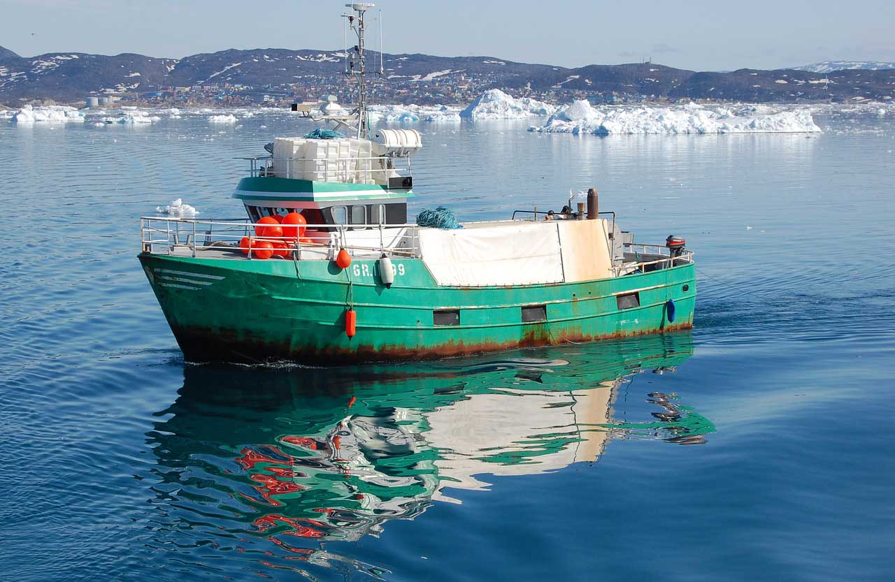 Fischerboot Grönland
