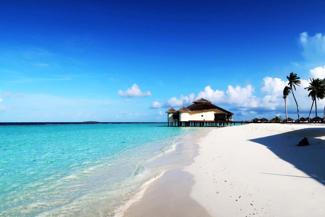 Malediven Strand Haus