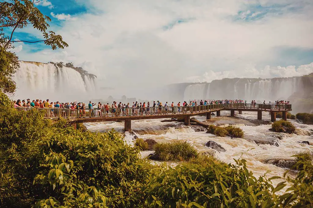 Naturwunder Iguazu Wasserfall
