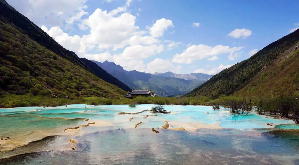China Landschaft im Jiuzhaigou Nationalpark