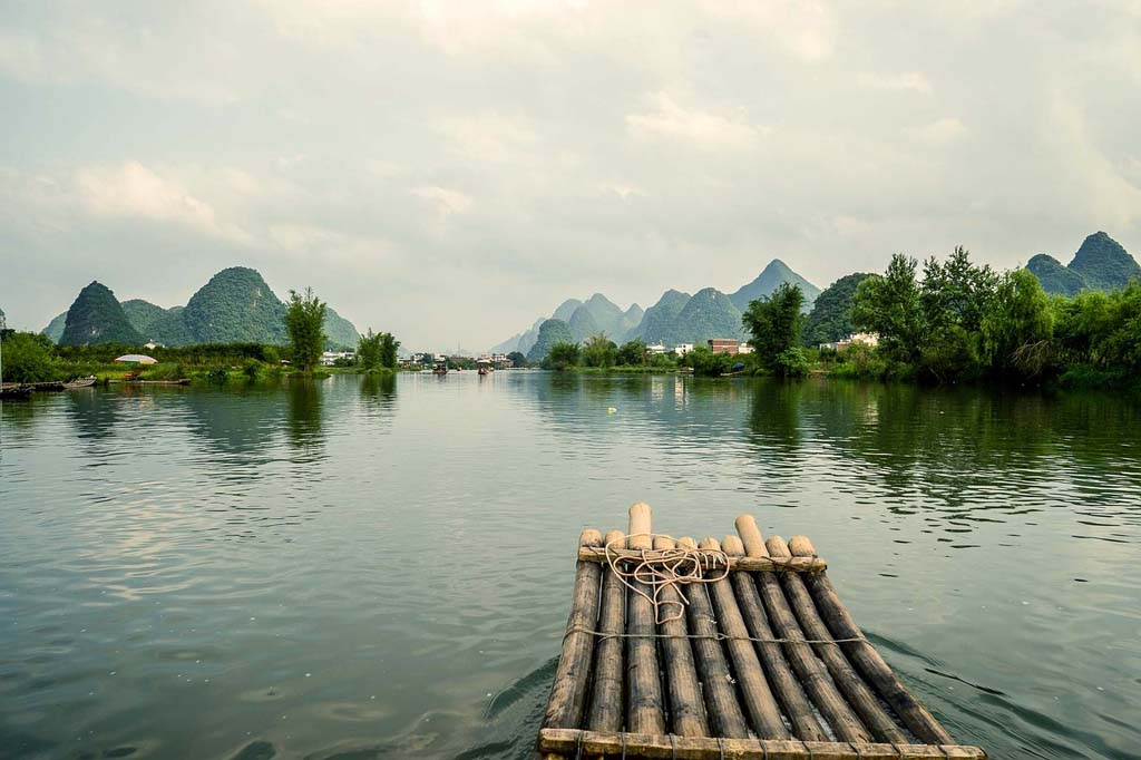 China Landschaft und Natur bei Yangshuo
