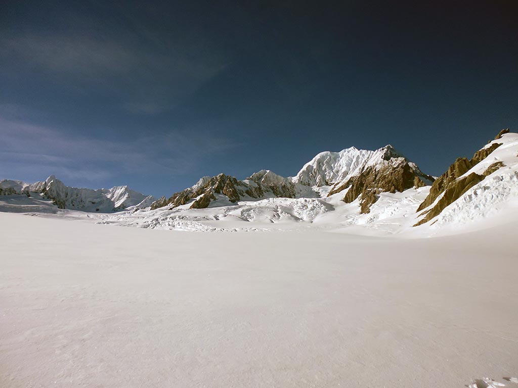 Nährgebiet des Fox Gletscher