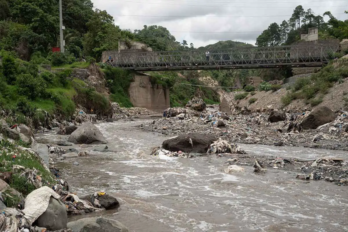 Meeresverschmutzung Las Vacas Guatemala