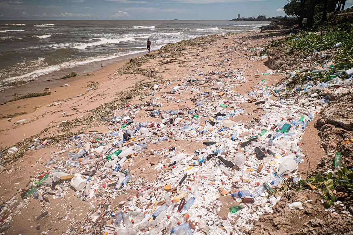 Plastik im Meer Bilder aus Santo Domingo